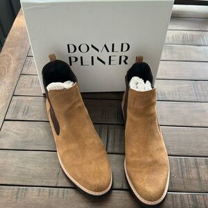 Donald J. Pliner Tan Ankle Boots